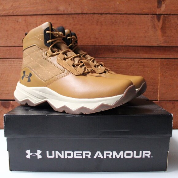 Under Armour UA Stellar G2 6" Tactical Boots Men’s 8.5 Brown Durable Lightweight - Picture 2 of 8